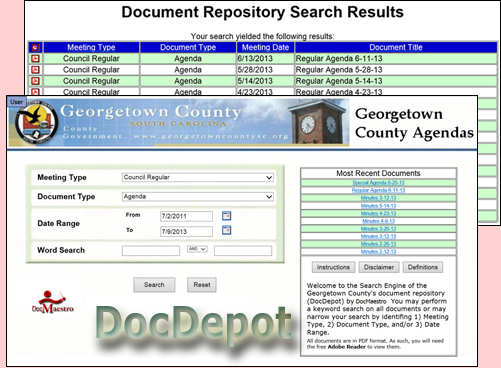 DocDepot Screen